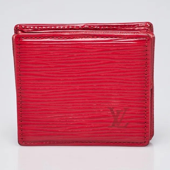 Louis Vuitton Handbags - Louis Vuitton Vintage Castilian Red Epi Leather Accordion Coin Purse